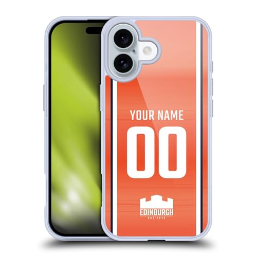 Coque iPhone 16 haut de gamme sous licence officielle Edinburgh Rugby gel