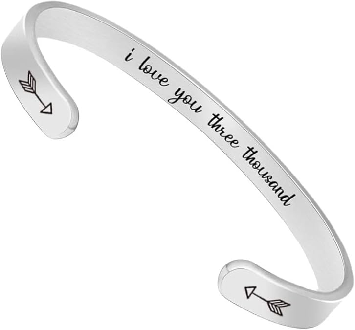 Btysun Bracelets for Women Mothers Day Bracelet Gifts from Daughter Inspirational Gifts for Women Graduation Gifts for Her Motivational Birthday Cuff Bangle Friendship Personalized Mantra Jewelry…