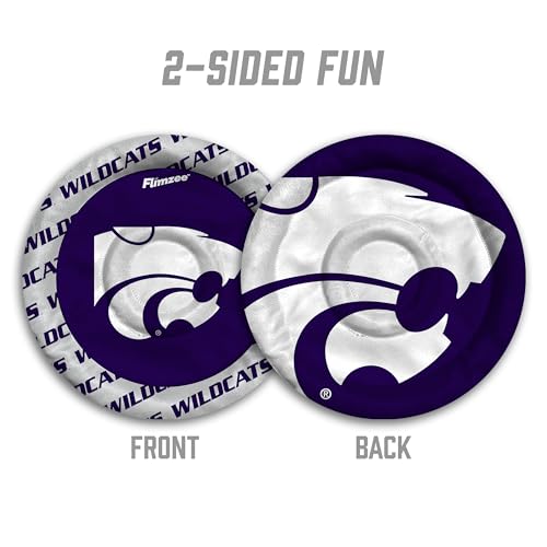 Image of YouTheFan NCAA Kansas State Wildcats Flimzee Bean-Bag Flying Disc