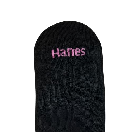 Hanes Ultimate Women's 6-Pack Ankle Socks, Black, 5-9 - image 6