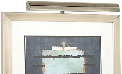 Concept Lighting 302L Cordless Led Remote Control Picture Light, 18", Antique Brass With Silver Undertones #TOP1