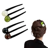 YANHUILAY ヘアコーム【2個セット】夜会巻きコーム かんざし 簪 おしゃれ 夜会巻き ヘアアクセサリー ヘアアレンジ 盛り髪 和装髪飾り 結婚式 パーティー 成人式 卒業式 入学式 浴衣 着物 レディース