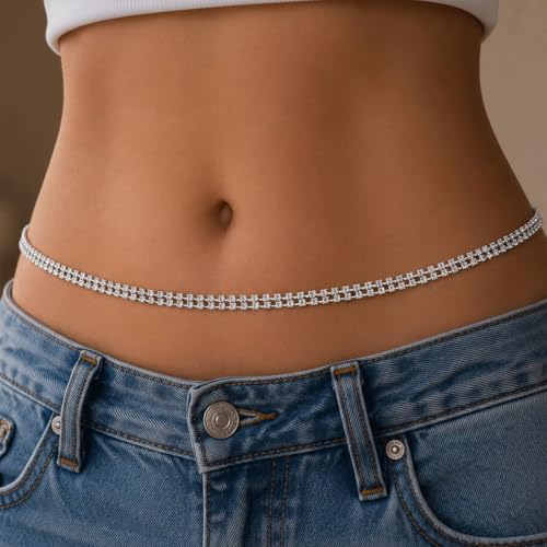 Image of Vama Fashions kamarbandh western hip waist Belly chain ottiyanam aranjanam for lehanga kamarpatta for women