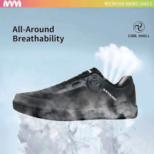 Image of MTB Mountain Bike Shoes for XC /Enduro /DH Cycling, Speed Lace Dial System Stability(Flat Pedal /Clipless Version)