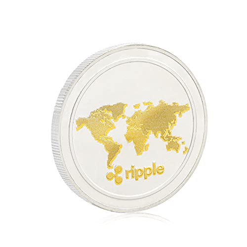 Ripple Coin XRP Cryptocurrency Coin, Collector's Rare Cryptocurrency Coin with Clear Protective Cover - Image 3