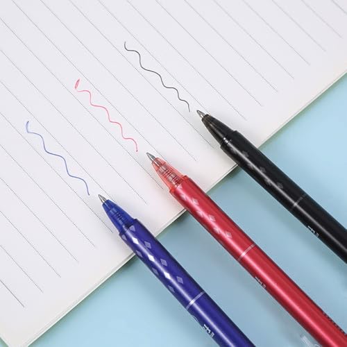 Bolígrafos de Tinta Gel Borrables 6 Piezas 0.5mm Negro miniatura 4