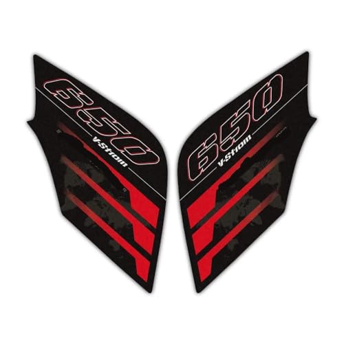 Traction Pads V-Strom DL650XT en vinyle givré haut de gamme pour réservoir