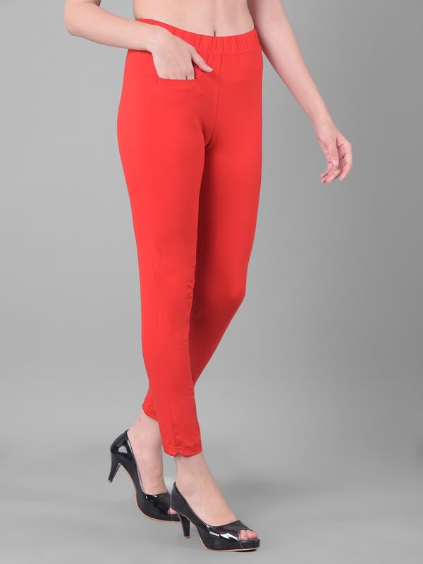 Image of Comfort Lady Women Cotton Blend Regular Fit for Casual,Formal and Daily Use Kurti Pants with Front Pocket