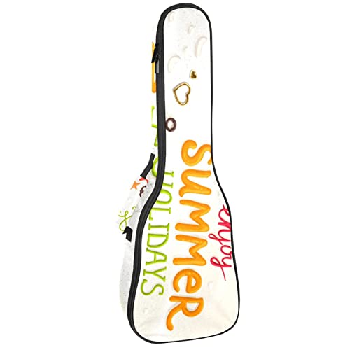 Sac à dos pour ukulélé ténor rembourré anti-choc et imperméable pour éviter les fissures
