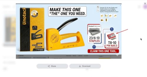 Image of Tackers /Staple TP-10, Locking Feature in Handle for Easy Storage.