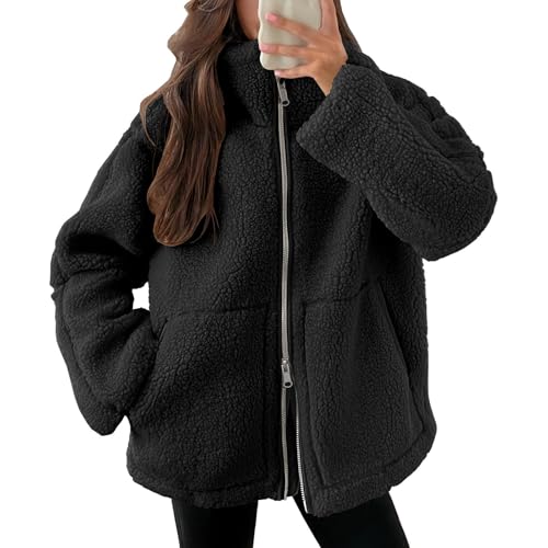 Veste en fourrure synthétique grande taille marron pour femme