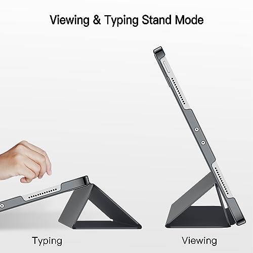 Image of JETech Cover Case for iPad Pro 11-Inch, 2022 /2021 /2020 /2018 Model (4th /3rd /2nd /1st Generation), Compatible with Pencil, Cover Auto Wake /Sleep (Dark Grey)