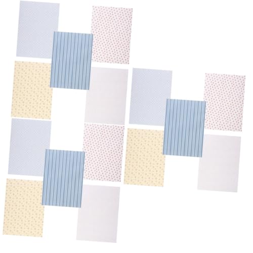 Papier peint pour maison de poupée adhésif et prêt à poser Hohopeti