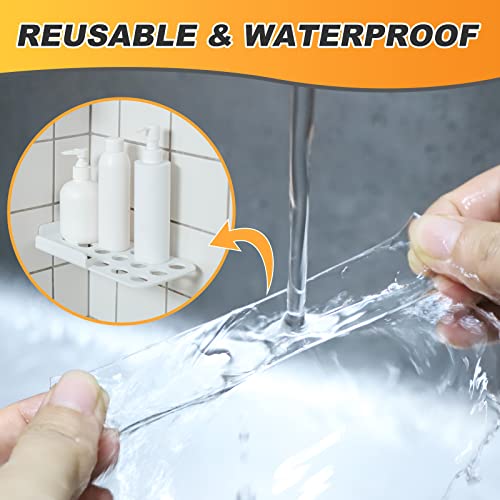 Double Sided Tape Heavy Duty, Clear Mounting Tape Waterproof Transparent Tape,16.4Ft Two Sided Adhesive Tape, Waterproof Removable Wall Tape Sticky Poster Tape For Home, Office, Car #TOP3