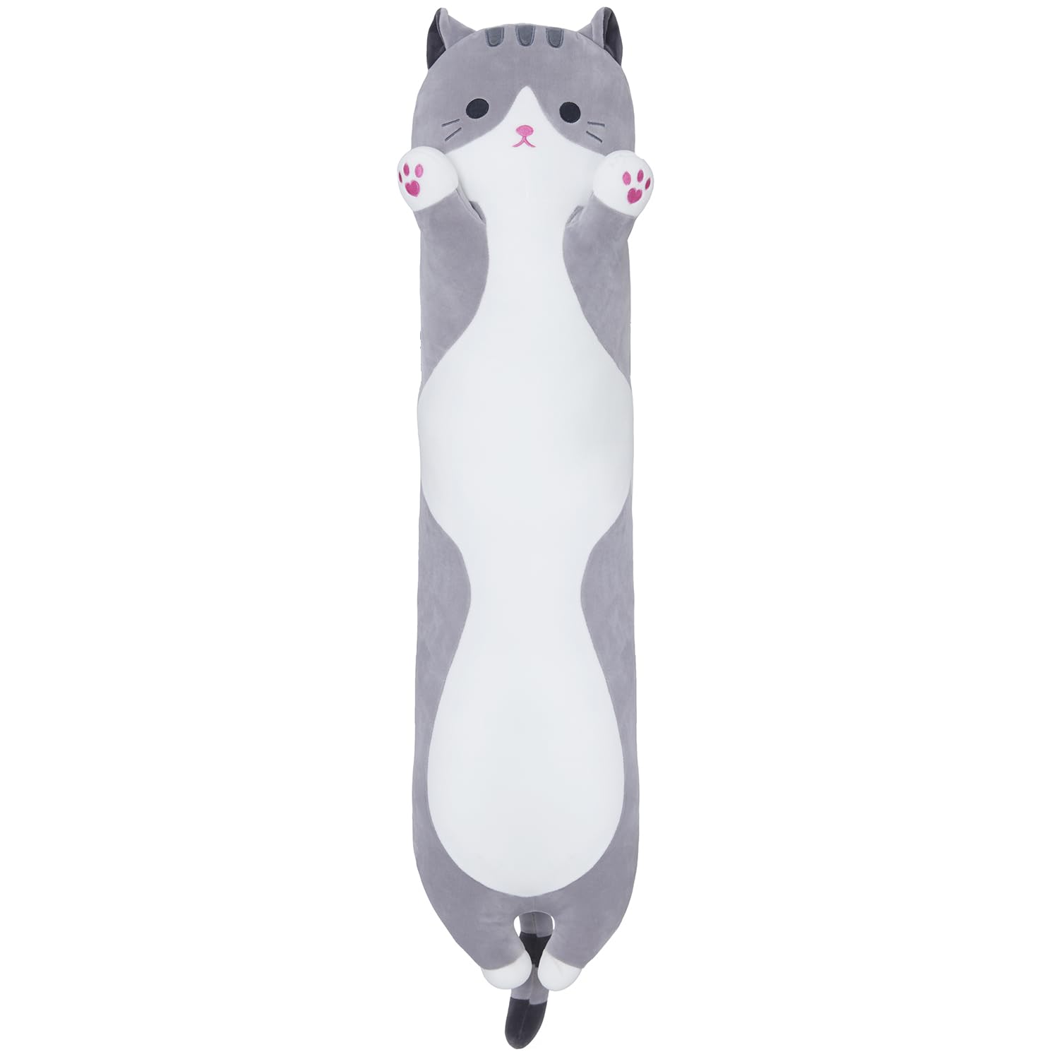 Long Cat Body Pillow for Kids Cute Cat Stuffed Animals Gifts for Girls Long Cat Plush Toy for