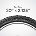 Schwinn Knobby Bike Tire with Kevlar (Black, 20 x 2.12-Inch)