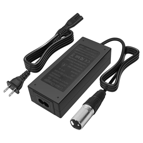 24V 2A 3-Pin XLR Connector Charger Substitute for 25.2V 29.4V Vacuum Cleaner Model E-4.0 4.5 E-4.5, 400 E-400 450 650 500 E500 750 E7503