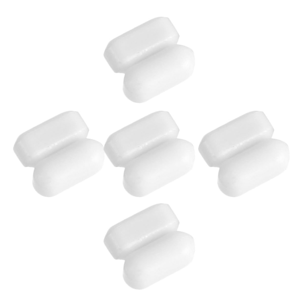 Barre di Agitazione Magnetica in Ptfe Bianco per Laboratorio, 10 Pezzi, Alta Sicurezza e Durata Eccezionale, per Miscelazione in Ambienti di Laboratorio Riutilizzabile