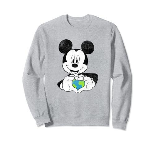 Sweatshirt Mickey Earth Day Disney en coton pour look écoresponsable