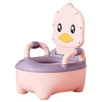 Potty Toilet Potties Training Chair | My-First WC Potty | Travel Cute Duck Portable Potty for Kids, | Animal Pottie Back Pottys Trainer
