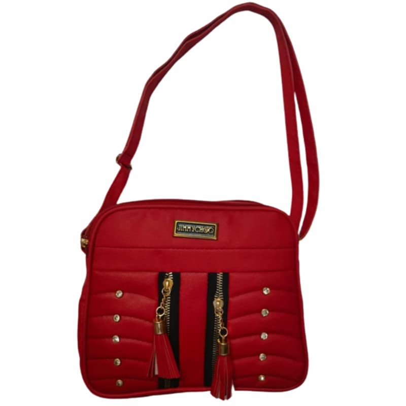 VLS Store Women Red Hand Shoulder Messanger Sling and cross Clutches Bag