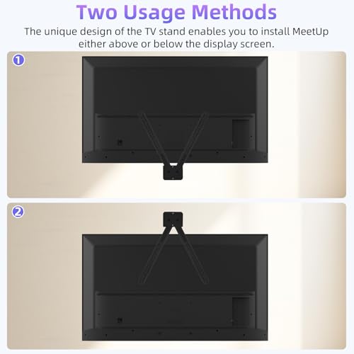 TV Mount for MeetUp HD Video and Audio Conferencing Systems Compatible with Logitech Features Alternating 6mm and 8mm Holes Maximum Size: 55 inches (Diagonal Measurement) by noblequest - Used condition - Image 2