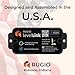 Rugio LevelLink - Wireless RV Leveling System, Works with All RV Types, Simple Reliable App with Effortless Setup, Batteries Included, Assembled in The USA