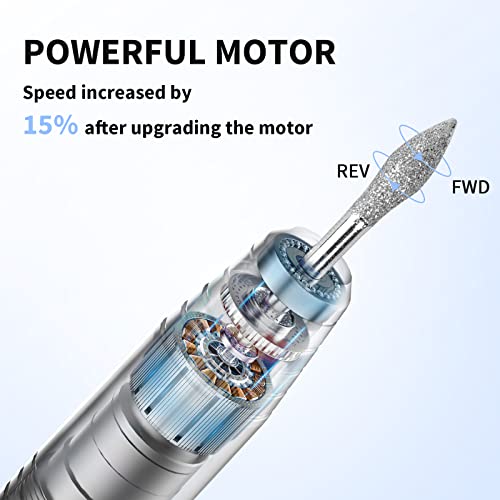 Máquina de taladro para uñas eléctrica portátil miniatura 6
