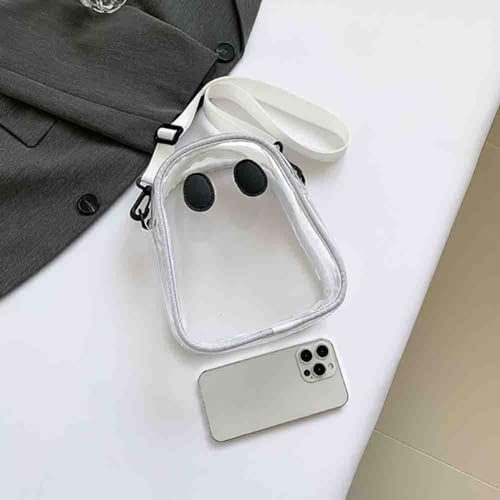 Easter Devil Face Transparent Shoulder Bag, Funny Ghost Spooky Crossbody Bag For Women, Novelty Clear Purse Demon Satchel4