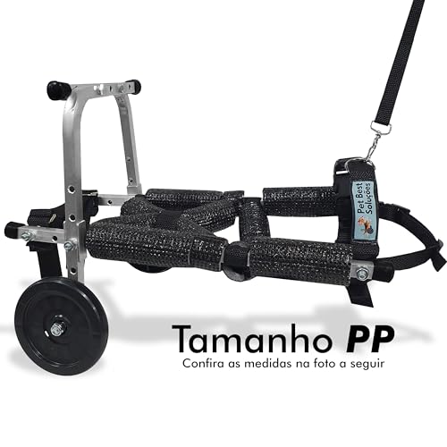Cadeira de Rodas para Cachorro e Gato Tamanho PP Pet Best Soluções BasicLine