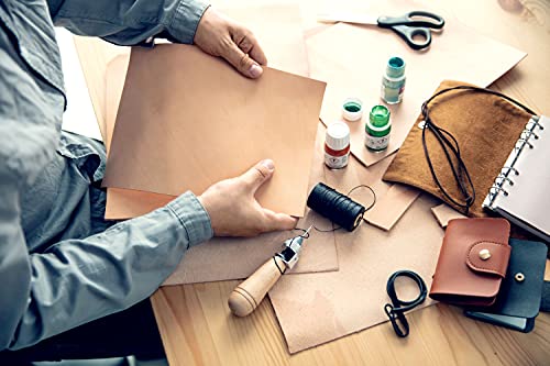 Cowhide, Sleek Leather, Thick Leather, Carving Leather, Vegetable-Tanned Cowhide, Leathercraft, Arts and Crafts, Decoration - Image 3