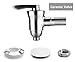 Beverage Dispenser Replacement Spigot,Brushed Stainless Steel and Ceramic Valve, Water Dispenser Replacement Faucet, fits Berkey and other Gravity Filter systems as well