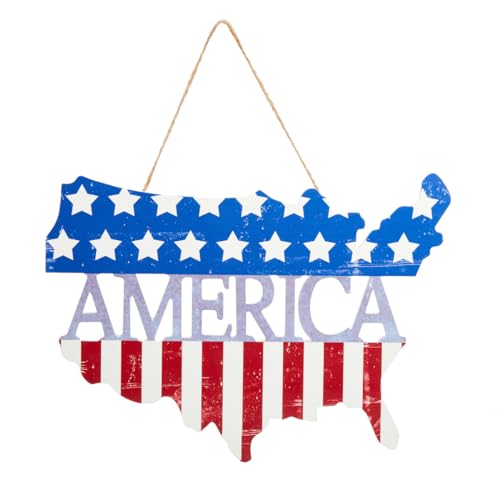 Décoration murale à suspendre du 4 juillet États-Unis d'Amérique pour salon