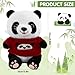 MeYuxg Peluche Panda, 25 CM Panda Peluche Imagen de MeYuxg Peluche Panda, 25 CM Panda Peluche