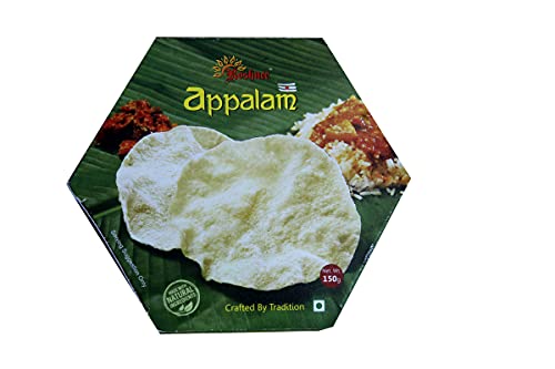 Image of Roshnee Appalam | Set of 2 300 gms. Roshnee Appalams for that authentic South Indian papad taste. Gluten Free. No Chemicals or artifical ingredients.