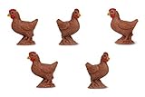 Safari Good Luck Minis - Bantam Hen (Set of 5)