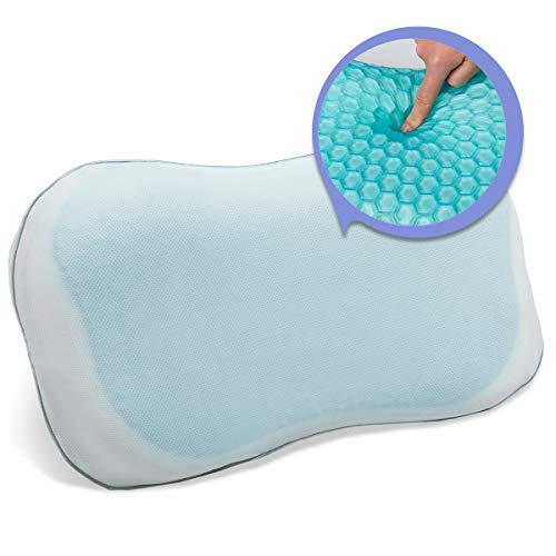 wavve Toddler Pillow for Kids, 10 x 18 Inch Small Soft Memory Foam