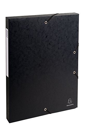 Exacompta 50301E - Carpeta de proyecto con goma, color negro