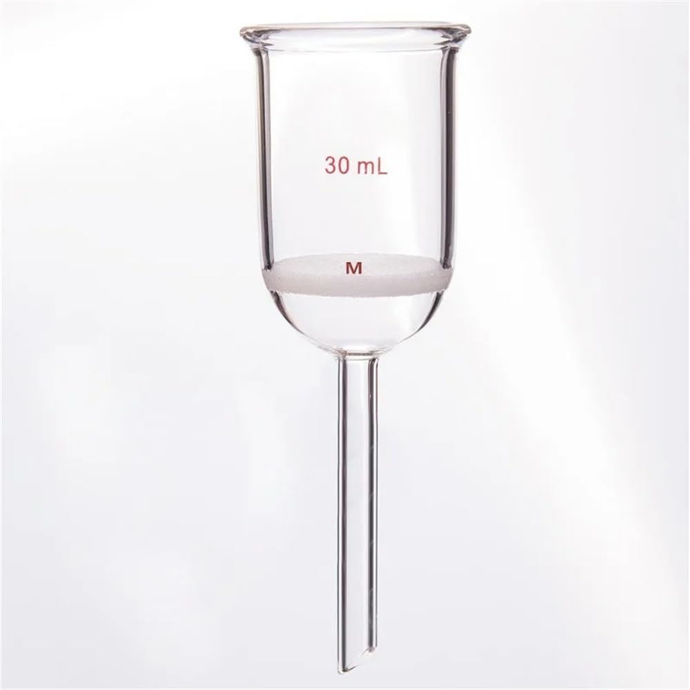 Vetreria da laboratorio Imbuto filtrante 30-150 ml con piastra di sabbia in vetro borosilicato F60(F604060X)