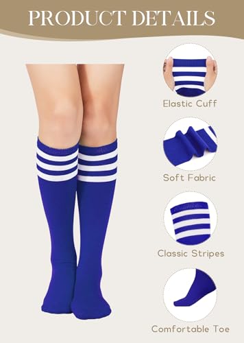 Knee High Socks Athletic Women Tube for Teen Girl Cosplay 1 Pack One Size2