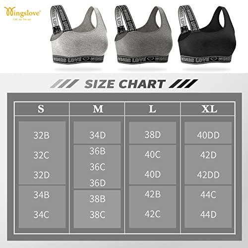 Wingslove One Shoulder Sports Bra For Women Mid Impact Sports Bra Yoga Comforty Everyday Bra Light Grey #TOP6