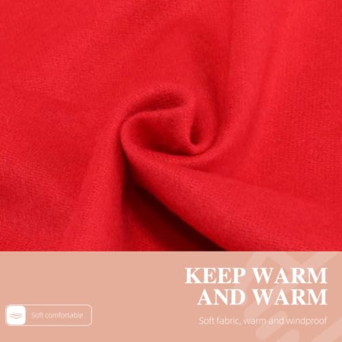 Men Winter Scarf Soft Warm Long Cashmere Feel Scarves Unisex Plain Solid Color Winter Scarf4