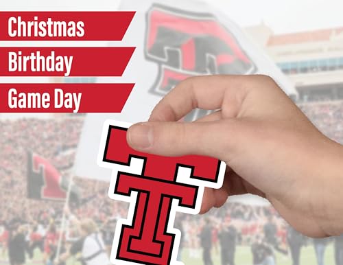 Image of Texas Tech Stickers & Decals 14 Pc Set, Car, Water Bottle, Gift Red Raiders