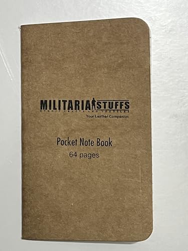 Carnet de poche pour vos idées lot de 10 calepins marrons de voyage