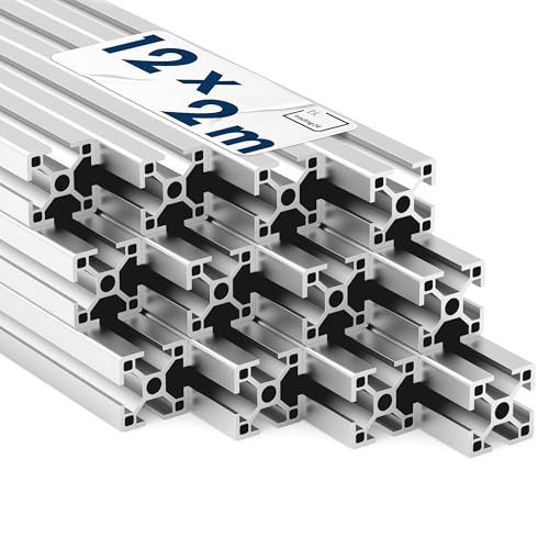 Alu Profil 12 Stück 30x30mm 2m System-, Montage-,...