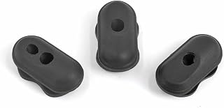 Silicone Dust, Charging Port Cover, Waterproof Protection for Ninebot for MAX G30 Series Electric Scooter Accessories, Black, 3-Pack
