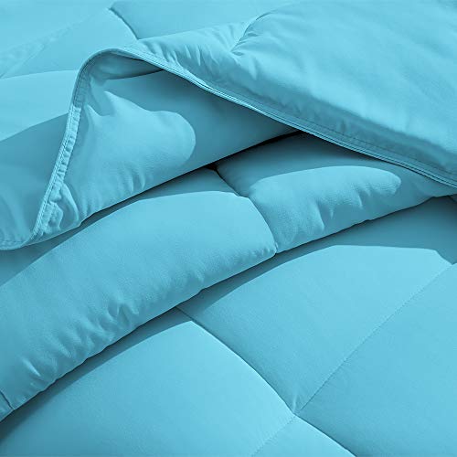 Image of TwinXL.com Aqua Twin Extra Long Down Alternative Comforter Set by Ivy Union