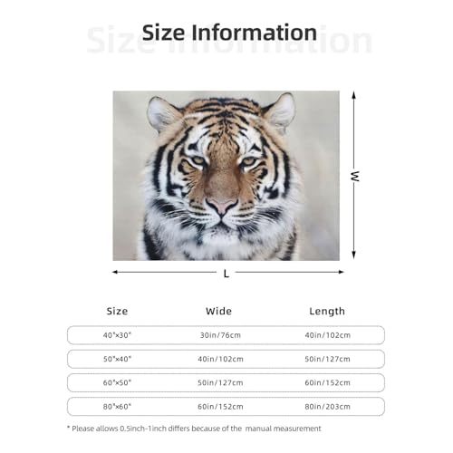 Couverture de lit tigre en microfibre toutes tailles - 8