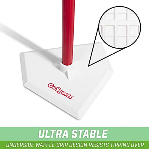 Gosports Baseball & Softball Batting Tee - Adjustable Height Rubber Tee For All Leagues And Skill Levels #TOP4