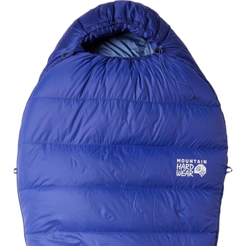 Bolsa de dormir Mountain Hardwear Bishop Pass: 15F Down para mujer, azul, tamaño regular con cierre derecho miniatura 4